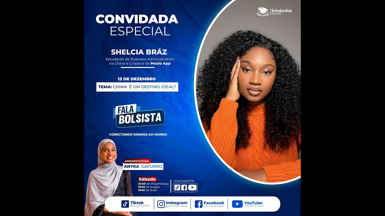 FALA BOLSISTA: CHINA É UM DESTINO IDEAL?( 1° edição)