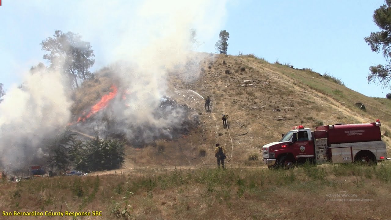 Perris Hill Vegetation Fire Behind New Station 226 & Short Structure Fire Response