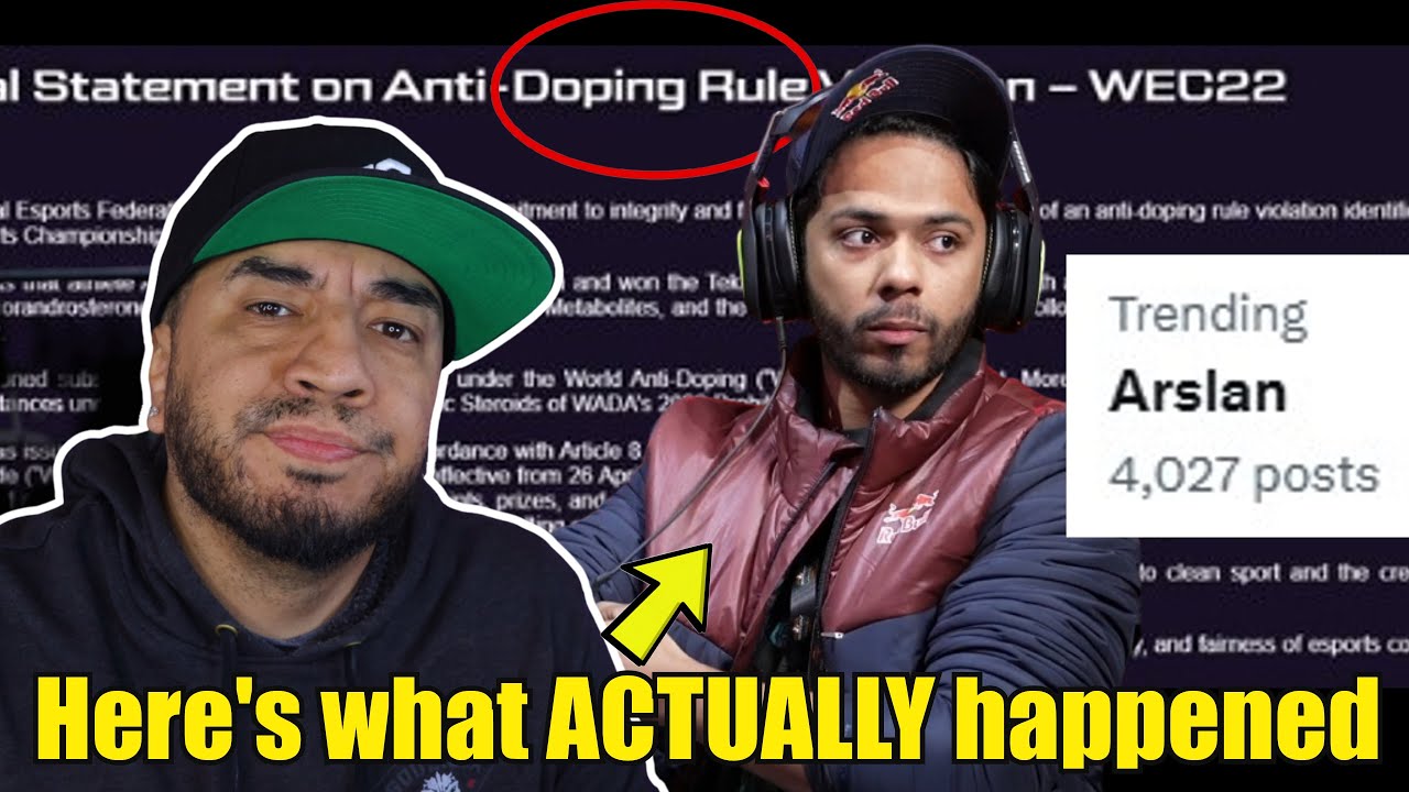*Breaking* Arslan Ash banned for steroid use but Pro's and FGC react to news and call BULLSH*T