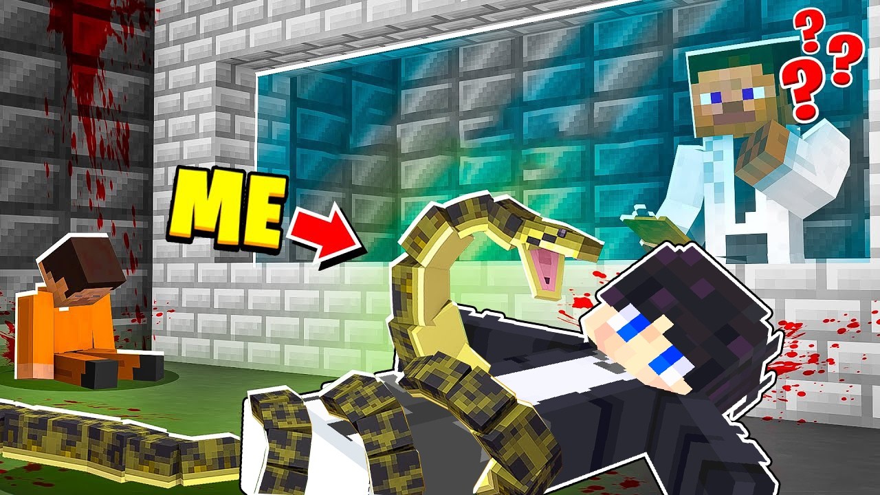 Snake Eating HUMAN ??  in Minecraft ( Tagalog )