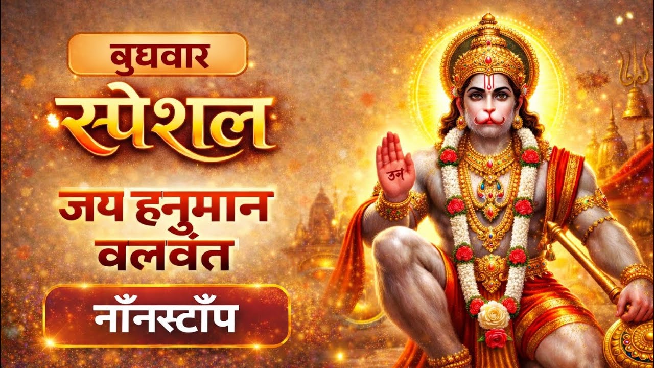 मंगलवार स्पेशल | जय हनुमान बलवंत | नॉनस्टॉप हनुमान भजन | Hanuman Bhajan 2026 | Nonstop bhajan 