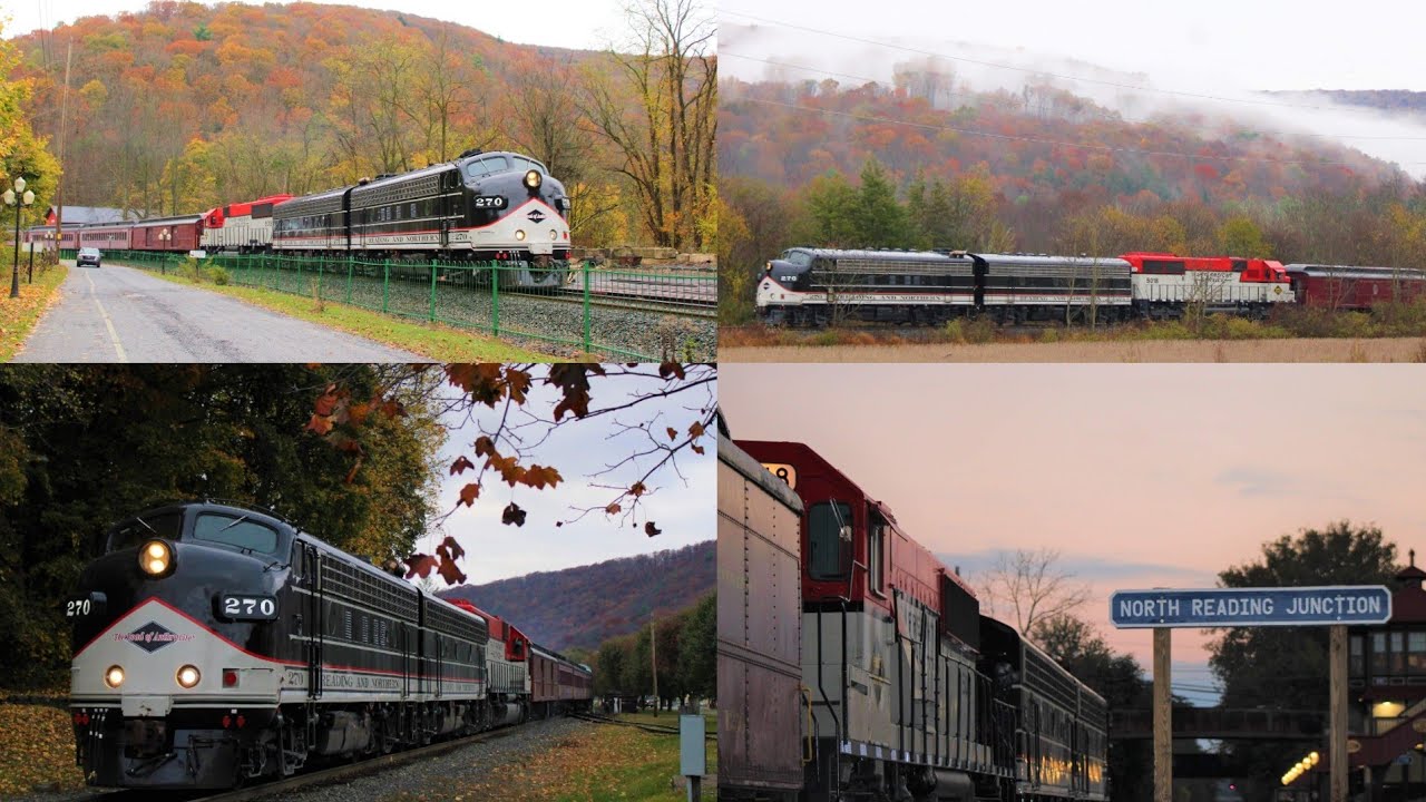 Full Chase of Reading and Northern's Fall Foilage Express OSJT from Reading to Jim Thorpe and back!