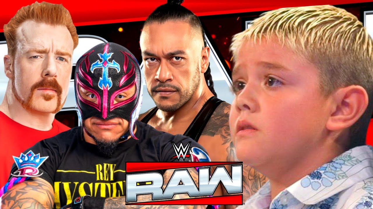 WWE2K25 | Sheamus Rey Mysterio & Damian Priest Vs Baby Dominik - 3 On 1 Handicap Match | Raw Netflix