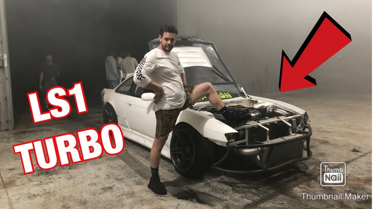 600HP V8 S14 BURNOUT ***DESTROYS CLUTCH***