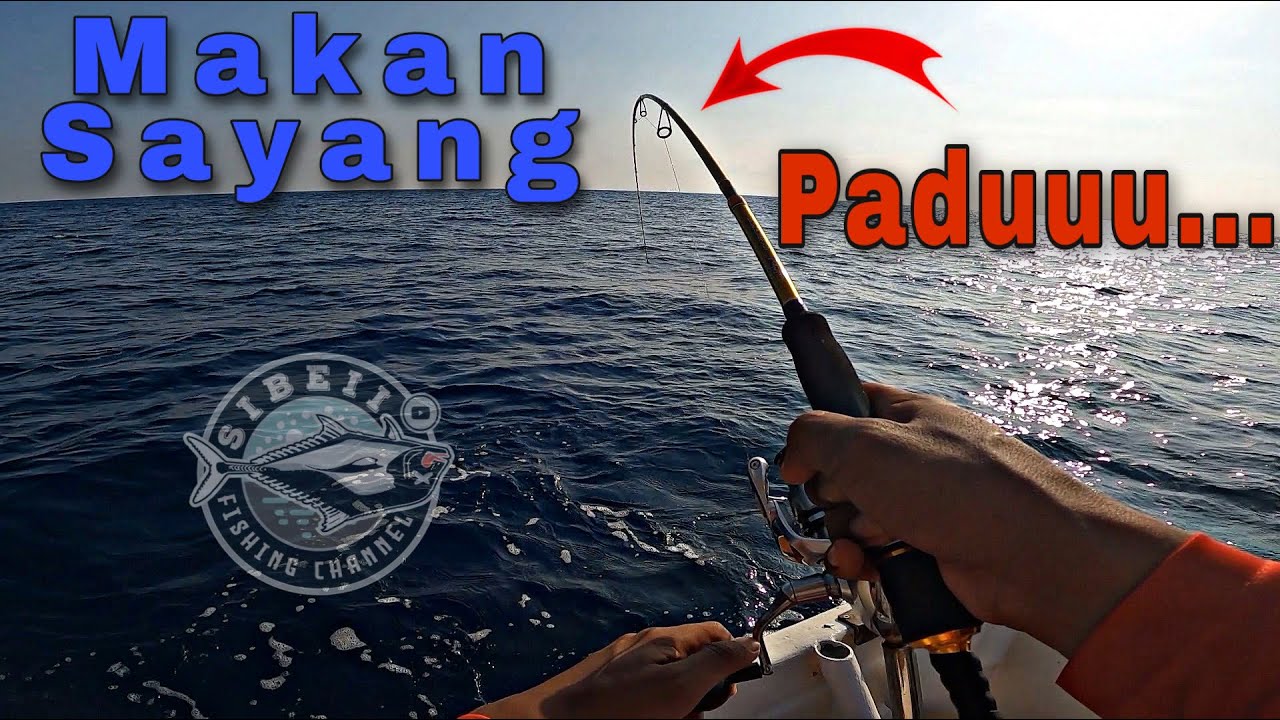 LIGHT JIGGING EBEK MAKAN PUJUK RAYU SHIMANO STRADIC FL 4000 RELIX NUSANTARA STRIKE BRO BOAT CHARTER