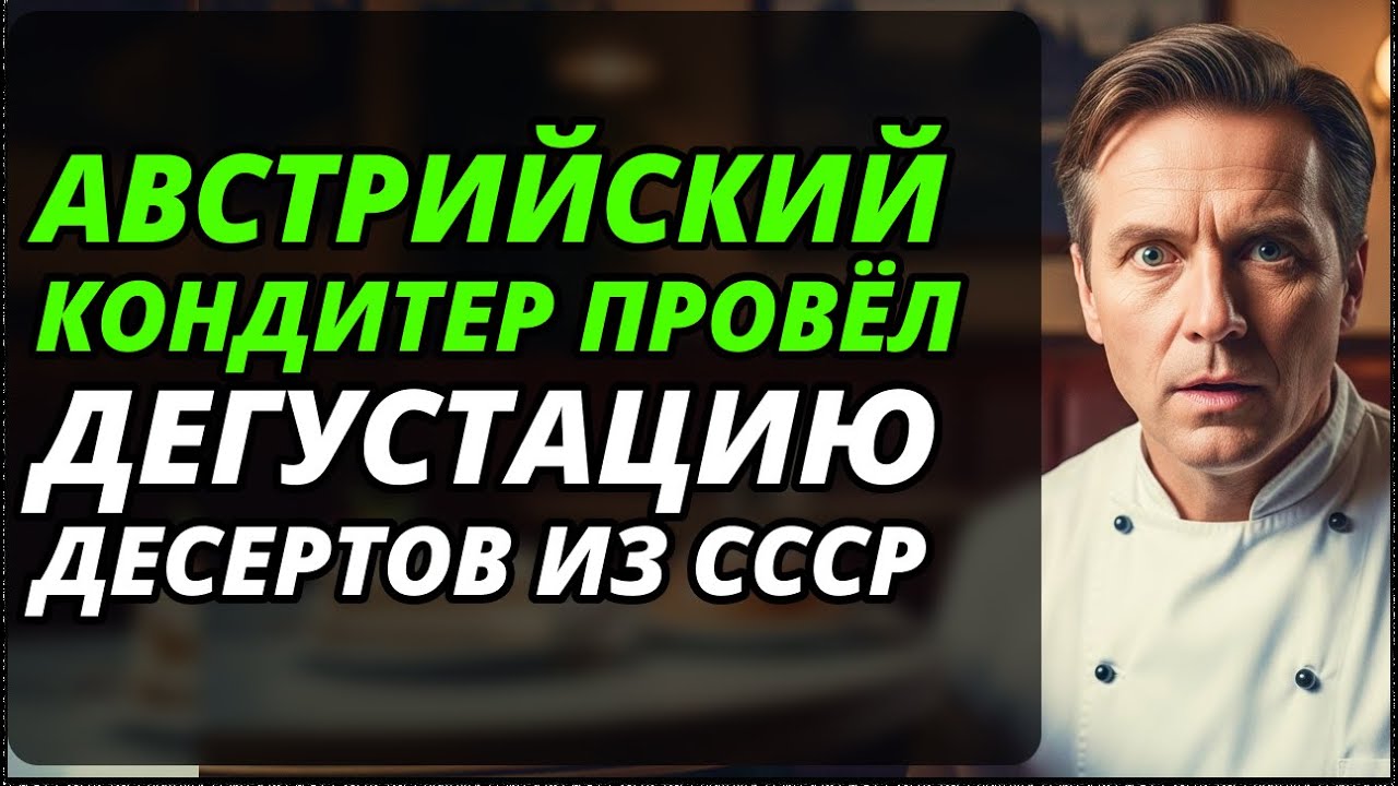 5 советских десертов, от которых кондитер из Австрии был в ШОКЕ. Оказалось это...