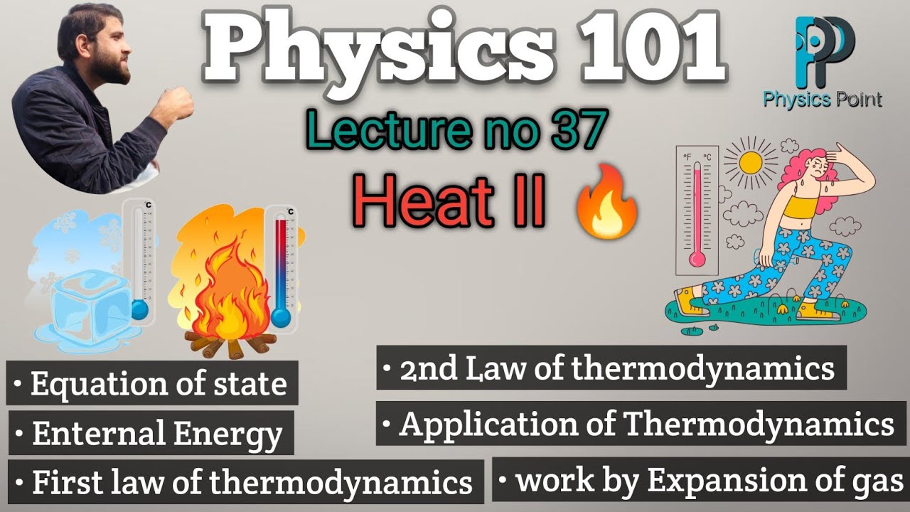 Phy 101 lecture 37| Heat II phy 101 Vu lecture| physics 101 lecture 37.