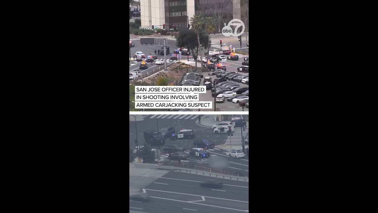 LIVE: San Jose officer injured after shootout with armed carjacking suspect, authorities say