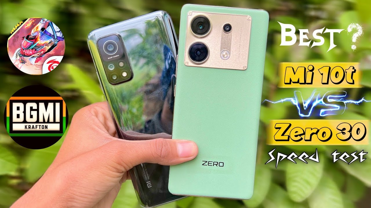 Infinix Zero 30 5G 🆚 Mi 10T 5G BGMI & Free Fire speed test🔥 SNPD 865 VS MTK 8020...