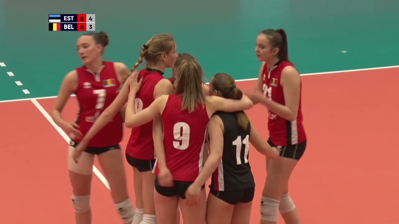 CEV U17 Volleyball European Championship 2023         ESTONIA vs BELGIUM