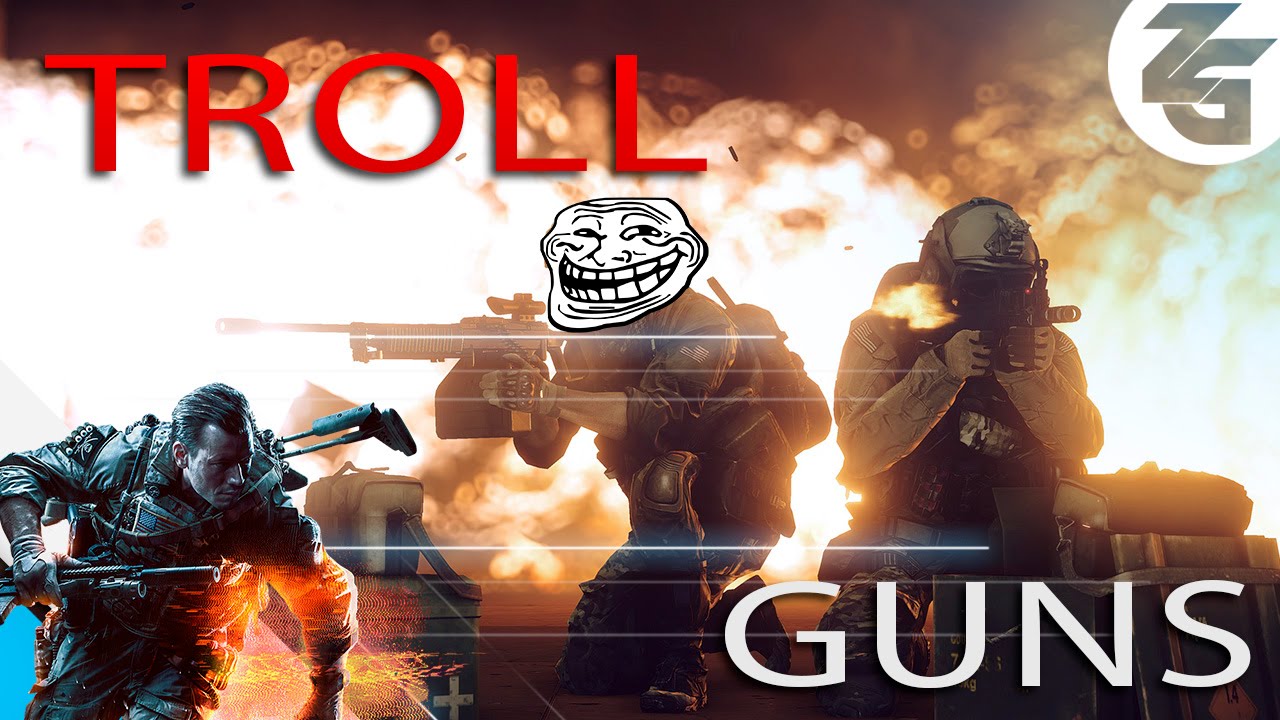 Gun Master Troll: Escudo, Bow, Defib e PUTARIA