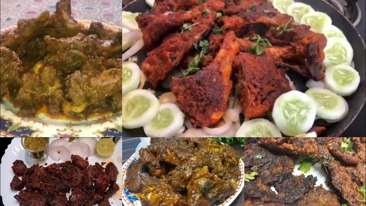 7 Types of Mutton Side dishes Recipes | 7 Days Side dishes Recipes | The Home Chef