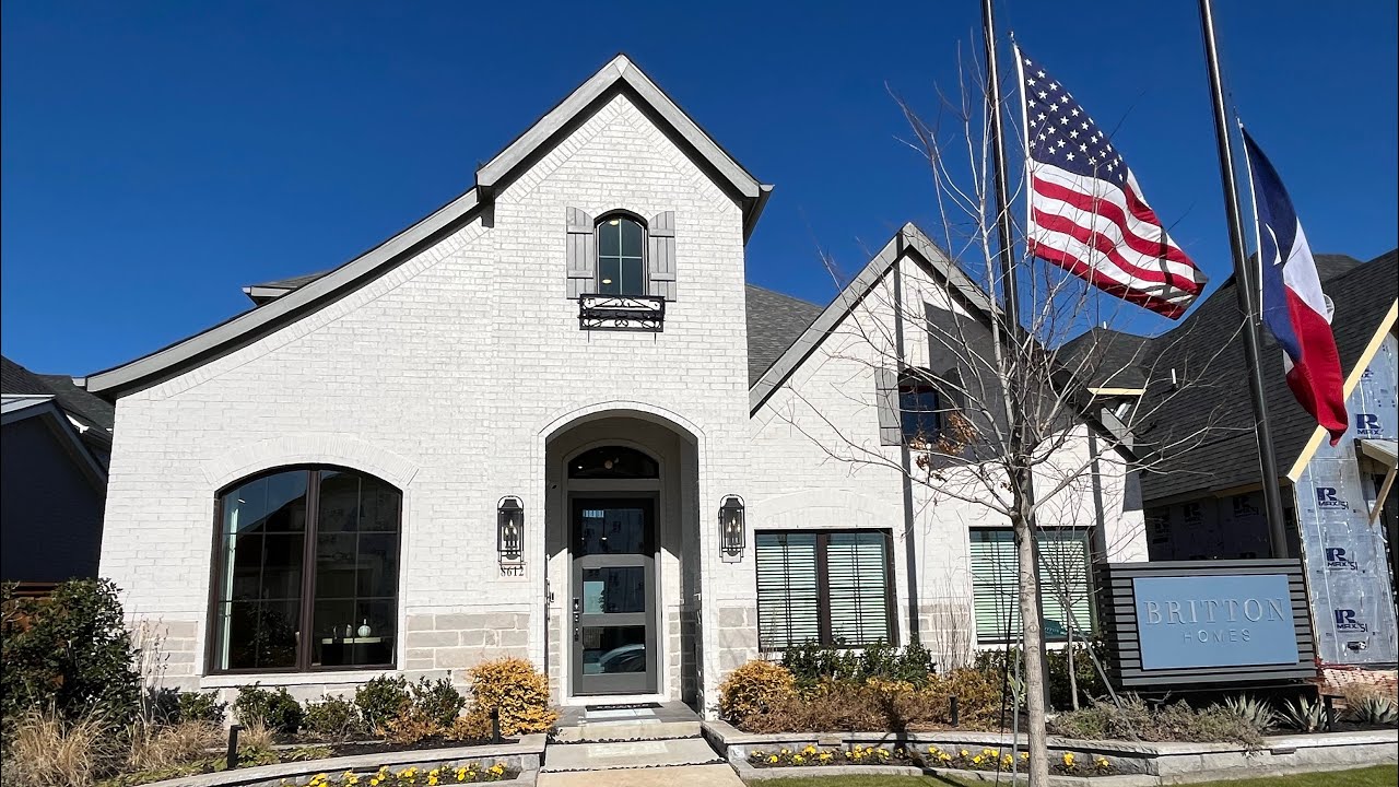 Beautiful Britton Homes Model Home Tour in The Colony!