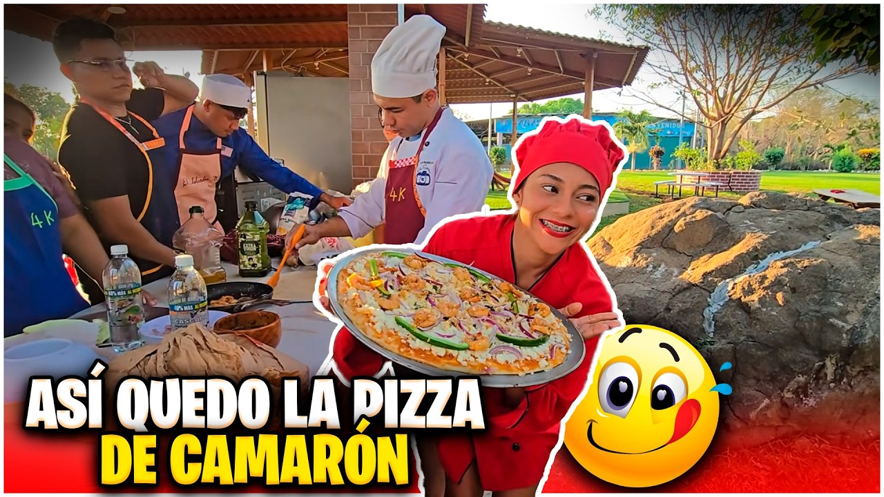 Camarón dice que pondrá una pizzeria en la sede. Miren como les va quedando