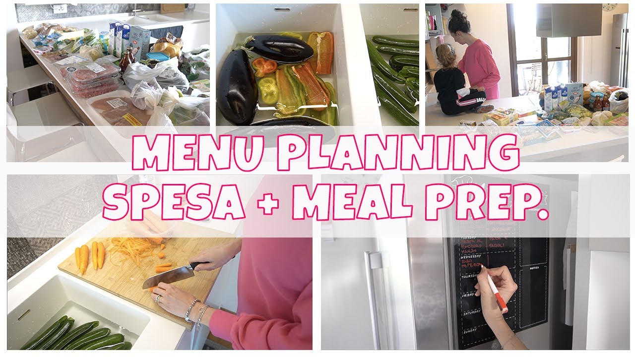 MENU PLANNING + SPESA + MEAL PREP. | Giuly T