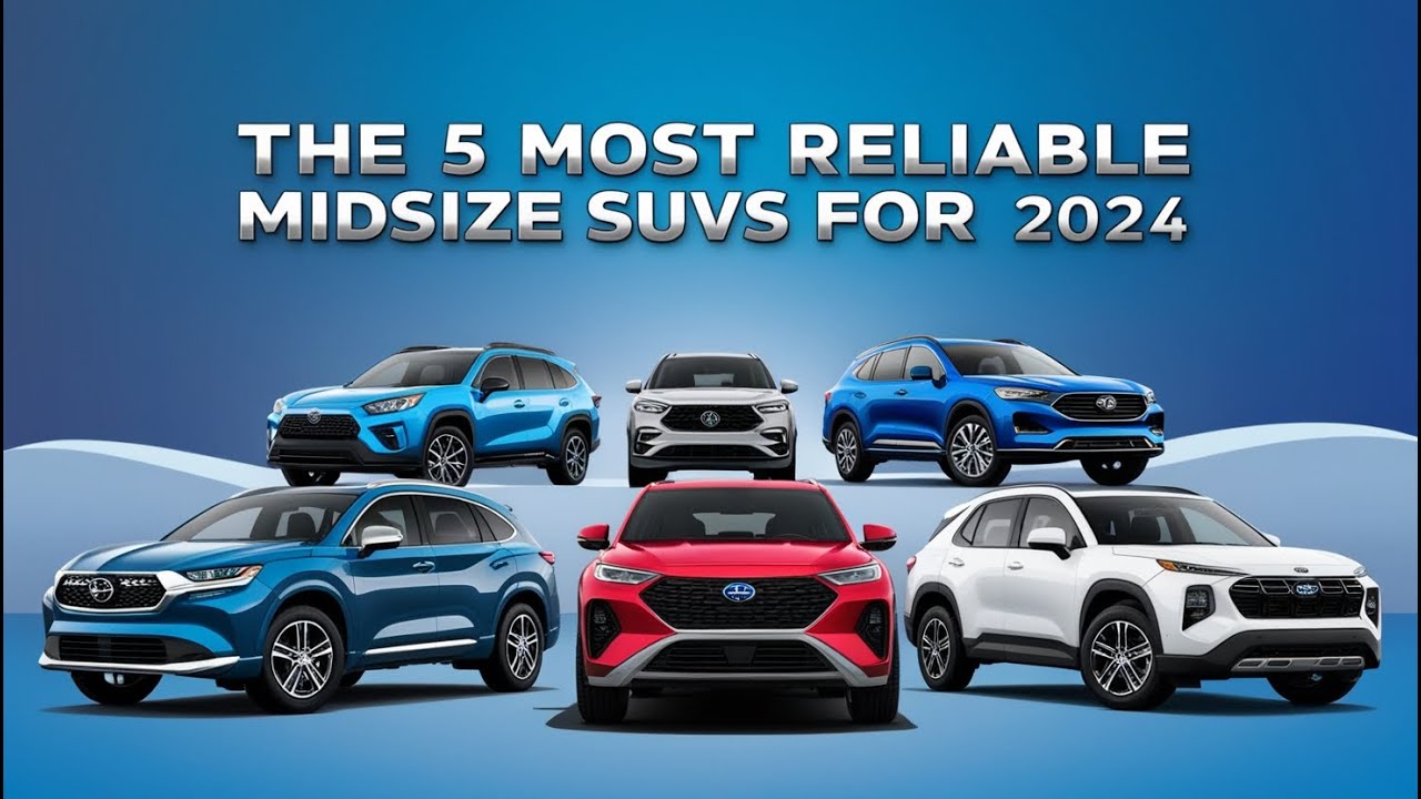 The 5 Most Reliable Midsize SUVs for 2024 | #suv #suvcars