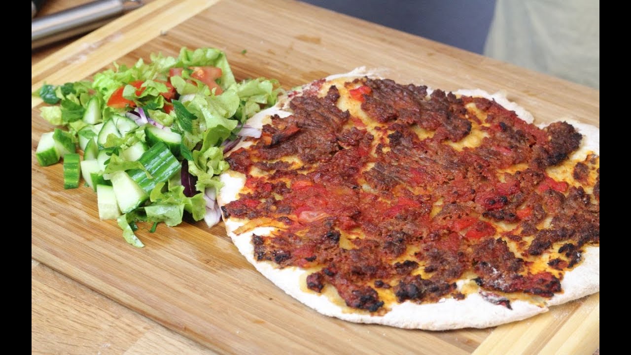 Türkische Pizza Rezept Lahmacun - Der Bio Koch #561