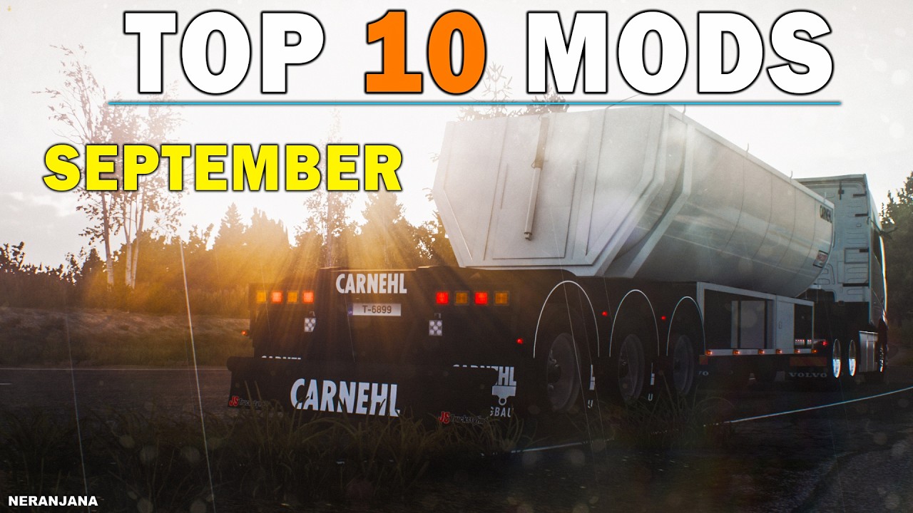TOP 10 ETS2 MODS - SEPTEMBER 2026