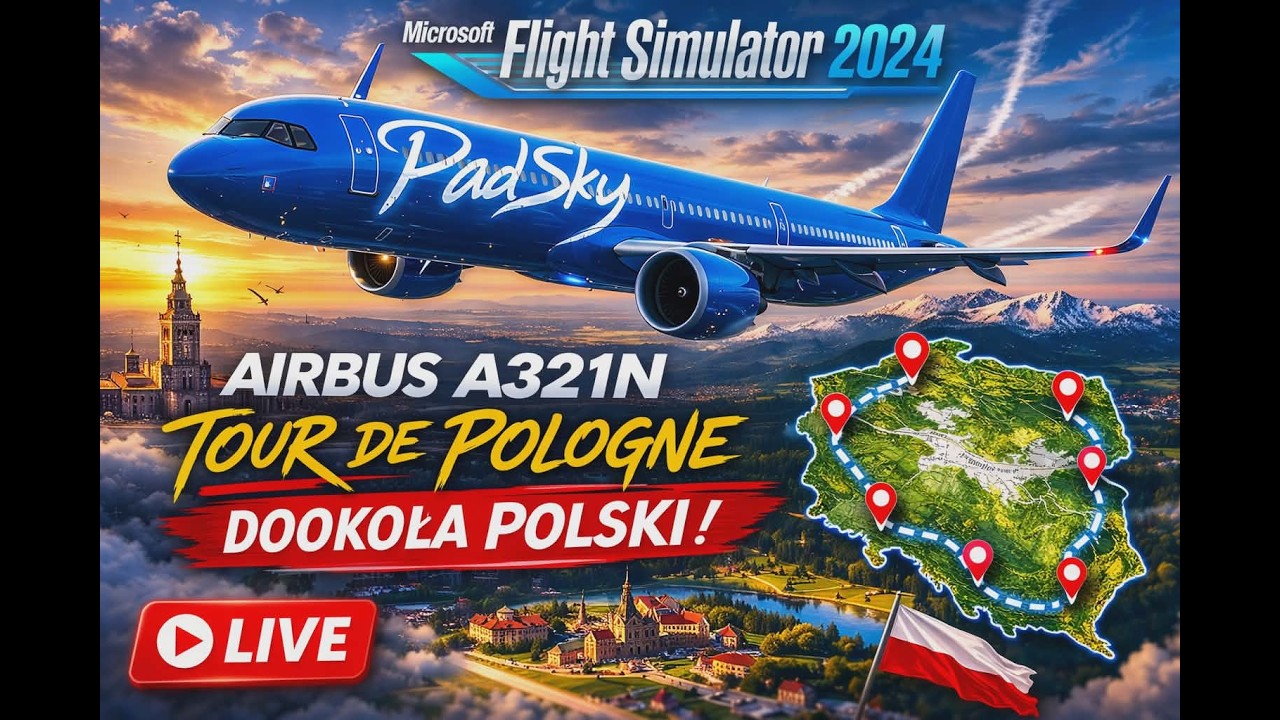 Microsoft Flight Simulator 2024 #39 Tour de Pologne: Lublin EPLB-Olsztyn EPSY