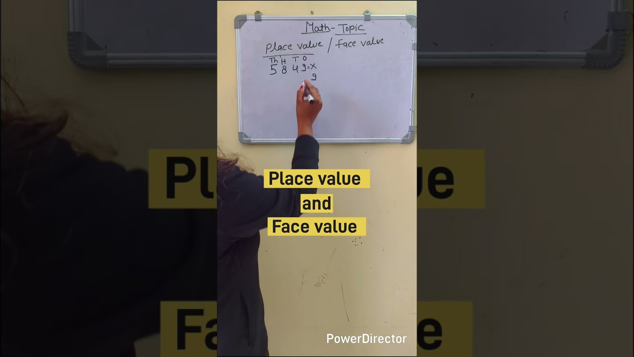 Place value and face value #for#class 1st student #math easy method and tricks 