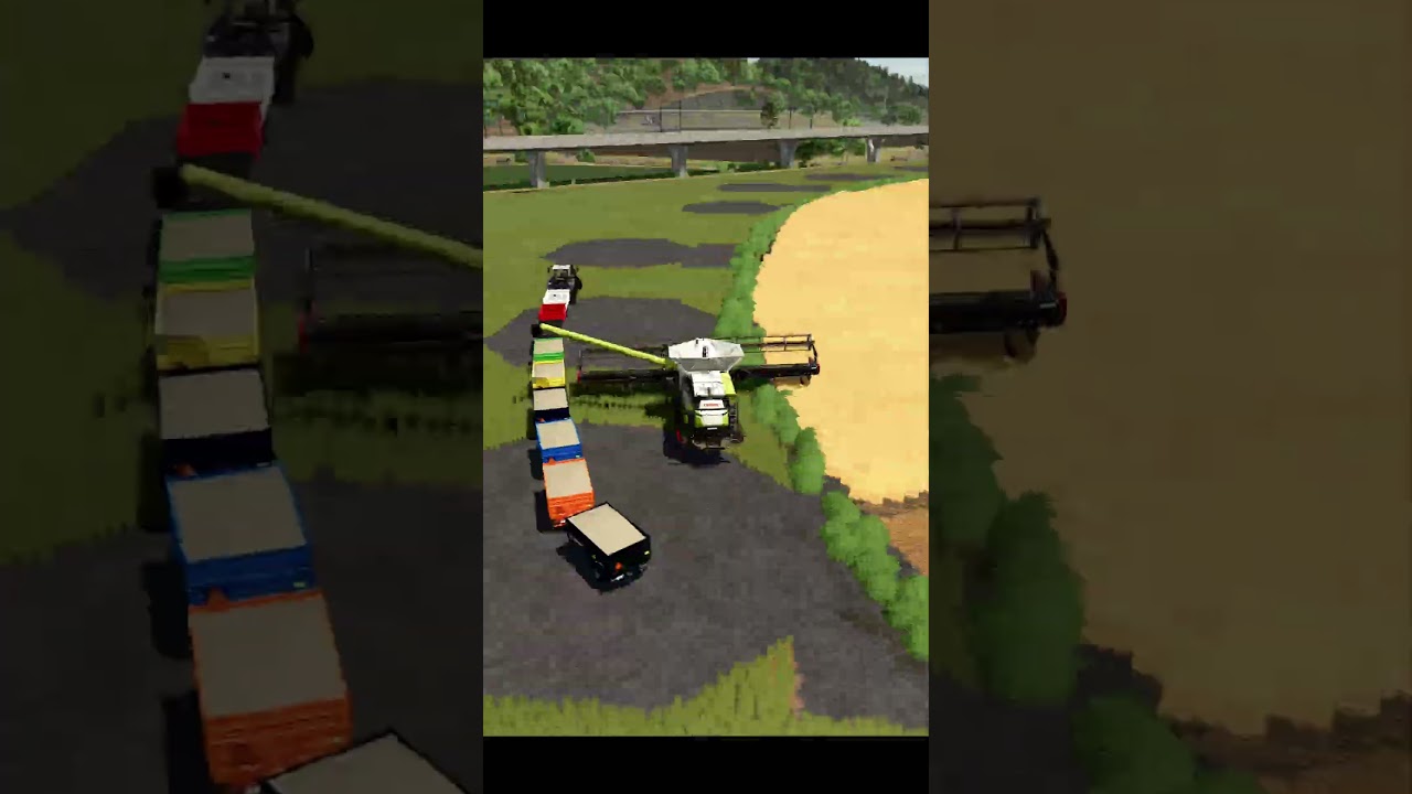 HARVESTING WITH FARMING SIMULATOR 