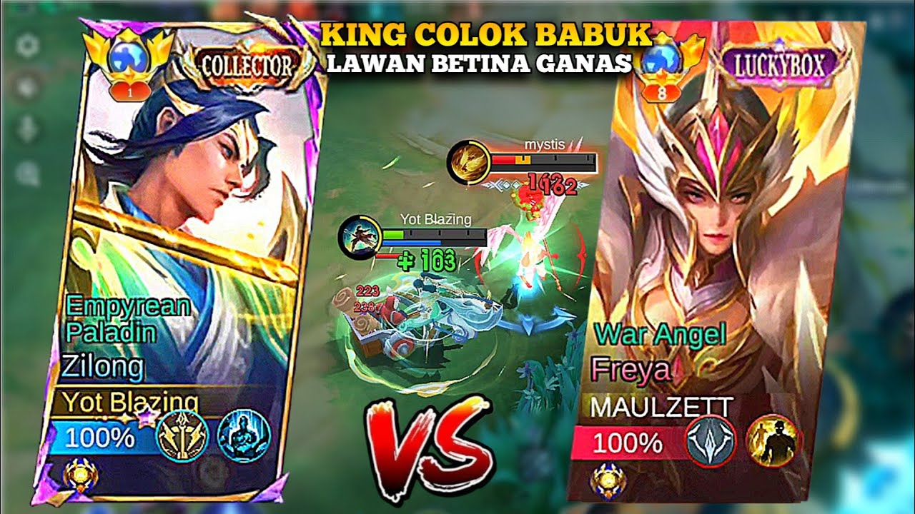 ZILONG RACING KETETERAN DI EARLY GAME LAWAN FREYA DI EXP LANE?!! 2 MATCH ZILONG VS FREYA!!🔥