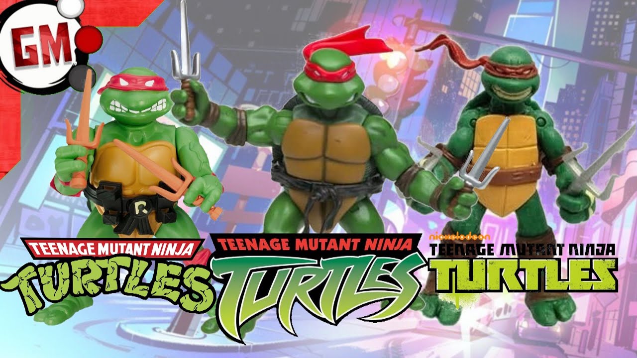 THREE Generations of TMNT Figures! - Unboxing