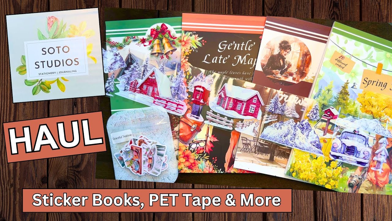 Great Sticker Books - Great Price - Free Delivery - SOTO Studios Haul