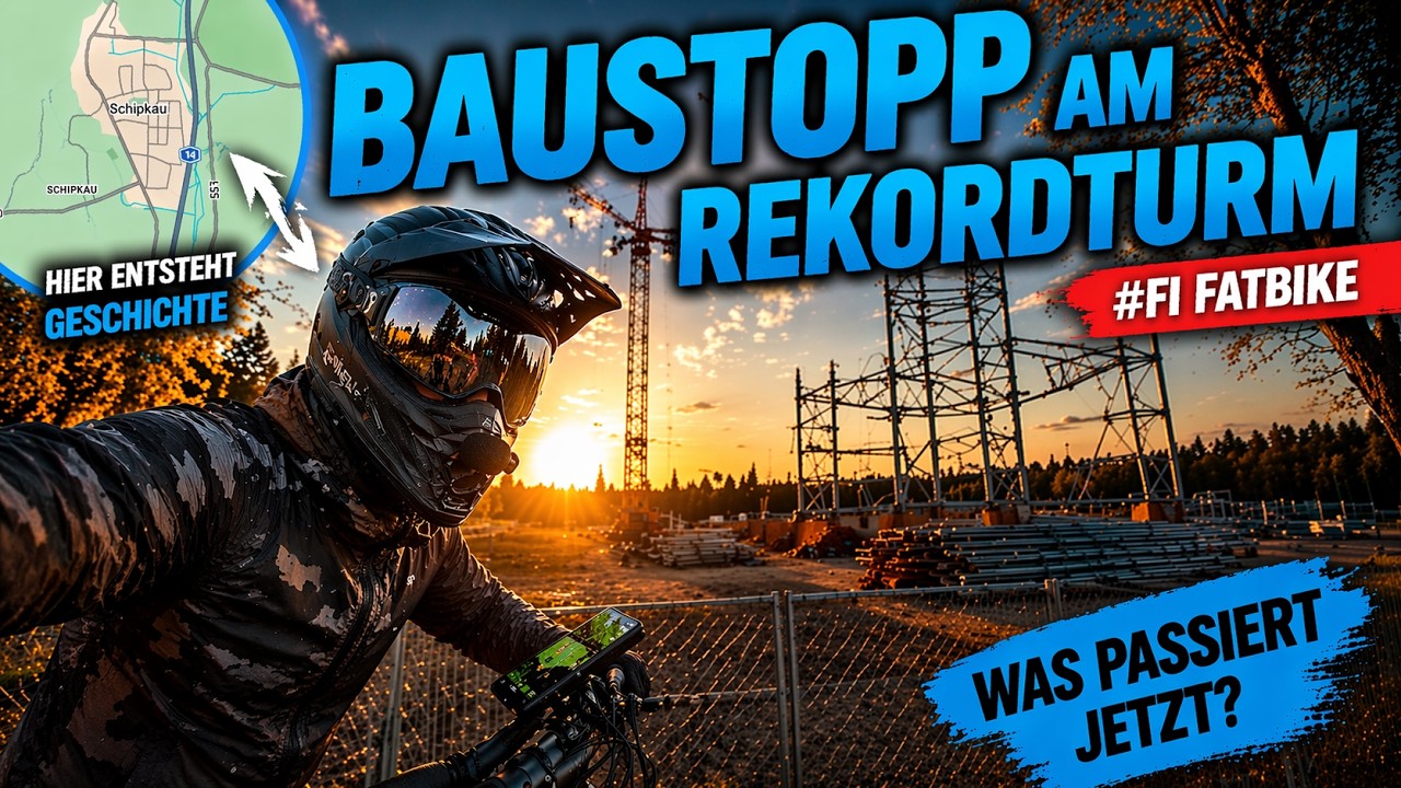 Baustopp am Windturm-Weltrekordprojekt 