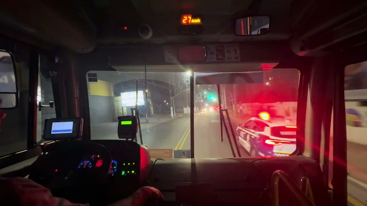 Viajem para garagem no horário que ônibus toca a campainha 