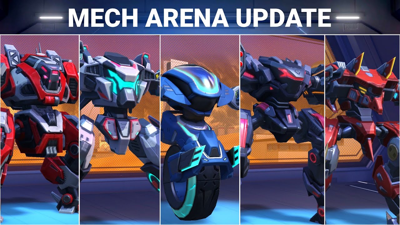 All Mechs New Skin, Hangar, Map, Pilot - Visual Redesign Update - Mech Arena