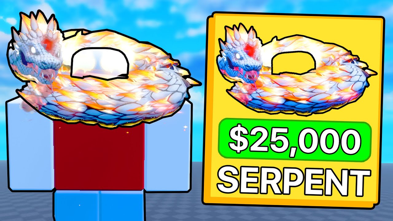 Spending $25,000 For The SERPENT SWORD In Roblox Blade Ball..