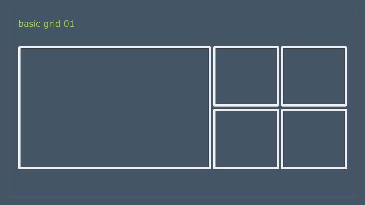 Create a Simple #CSS #Grid Template #Layout for a Photo Array or Products Display