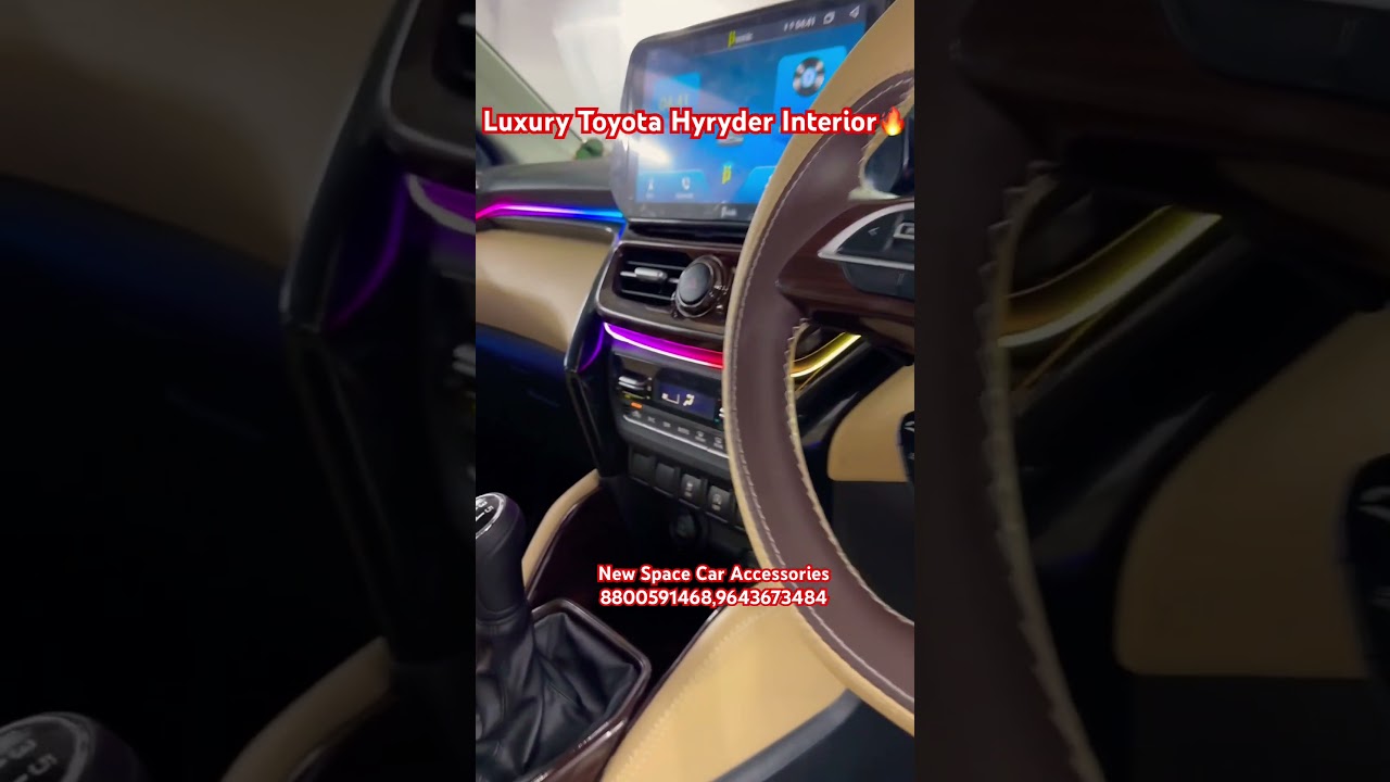 Luxury Toyoya Hyryder Interior🔥#toyotahyryder #carinterior #shortsvideo #shortviral