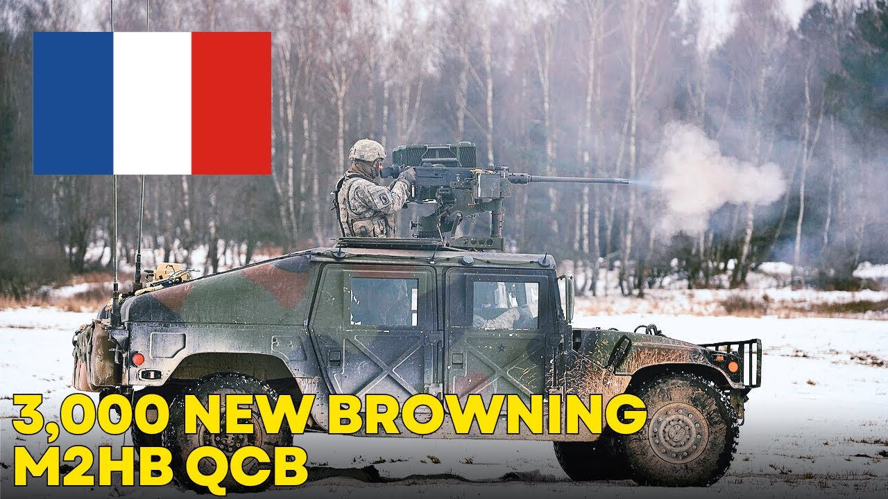 Франция получит 3000 новых пулеметов Browning M2HB QCB