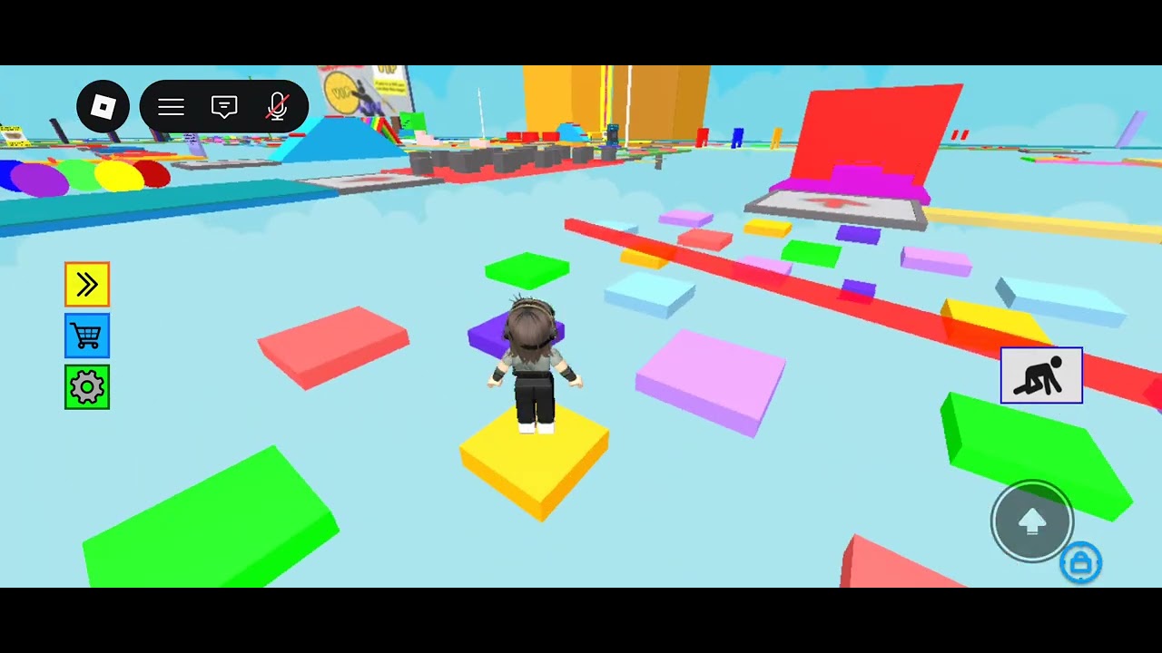 Unedited gameplay of a roblox obby (first 100 stages)