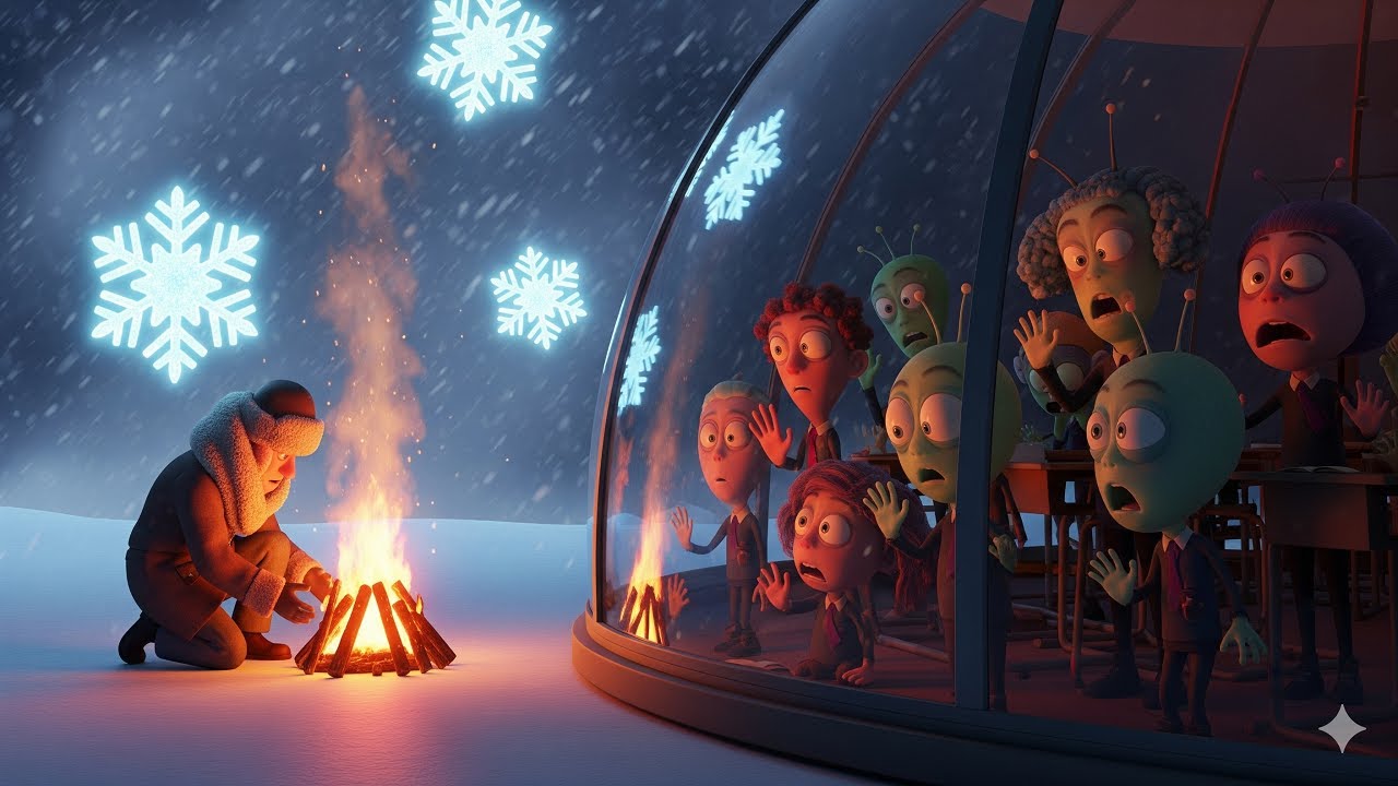 Humans vs Extreme Cold: Aliens Shocked by Earth Survival Story | Sci-Fi Tale
