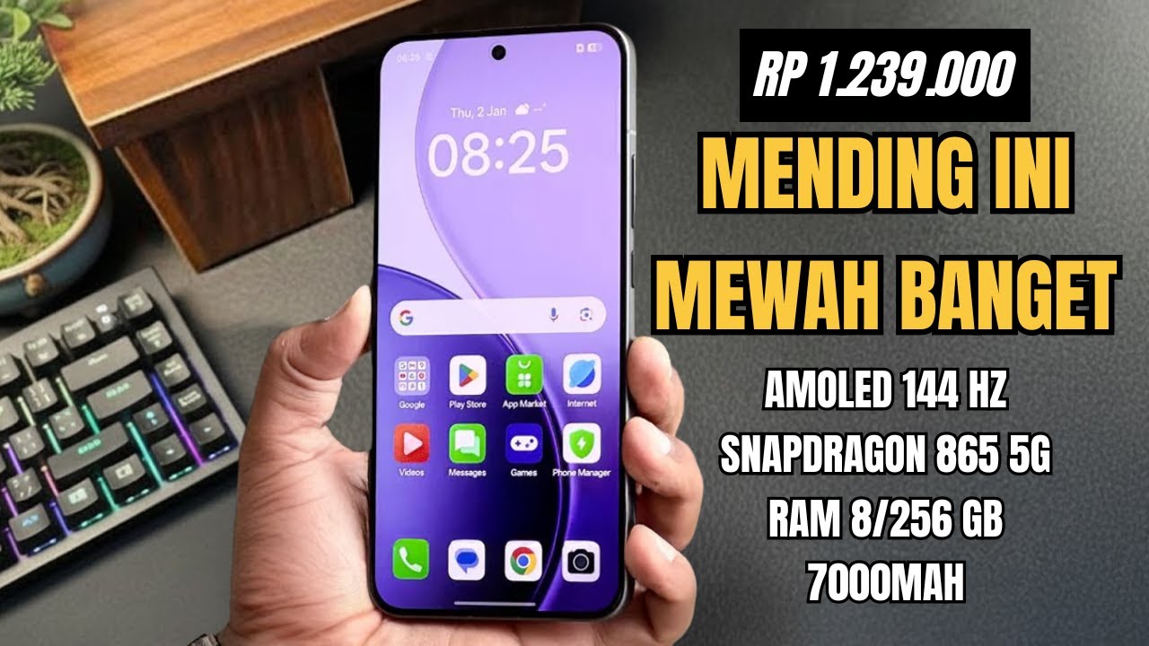 RESMI SPEK DEWA‼️SD 865, 7000MAH - HP 1 JUTAAN TERBAIK KELUARAN BARU AKHIR 2025