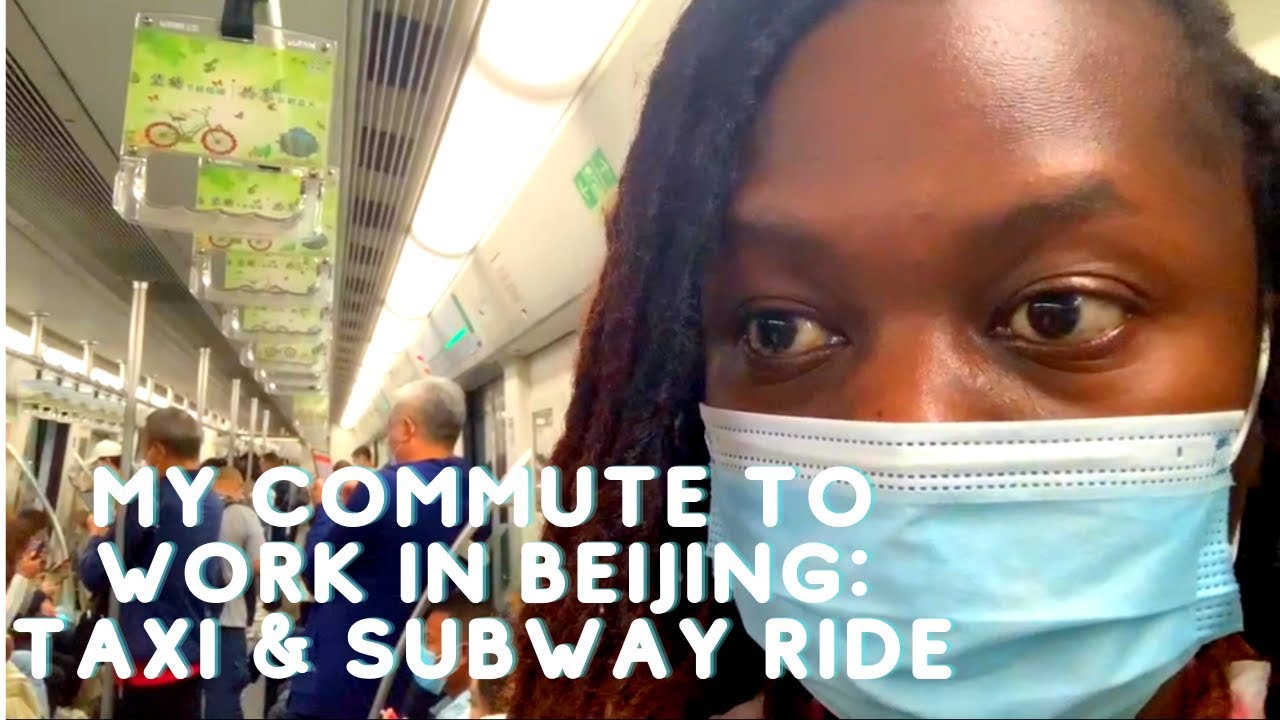 My commute to work in Beijing, China | Beijing taxi ride | Beijing Subway ride