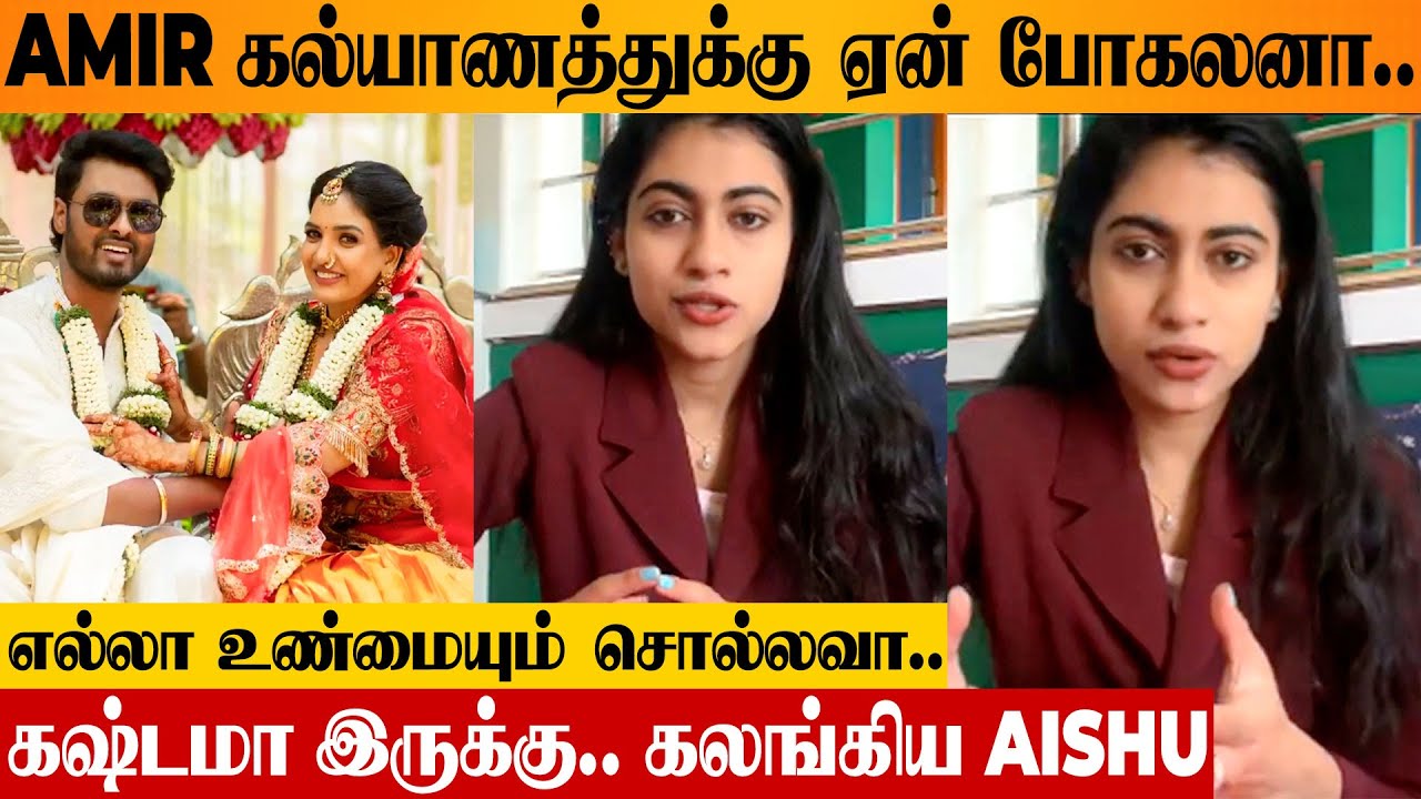 Amir Pavni Wedding 😢 Aishu Reveals Reason For Not Attending | Shyji Ashref Family Issue | Bigg Boss