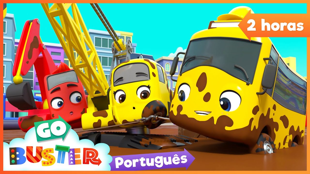 🦸‍♂️ Buster Salva o Dia! 🦸‍♂️| 2 HORAS DE BUSTER | Go Buster em Português | Desenhos Animados