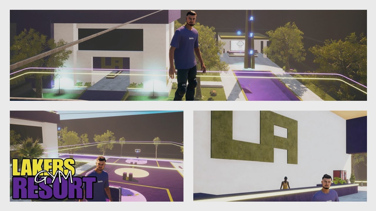 L.A. LAKERS GYM RESORT in Tony Hawk's Pro Skater 3+4 (CREATE-A-PARK)