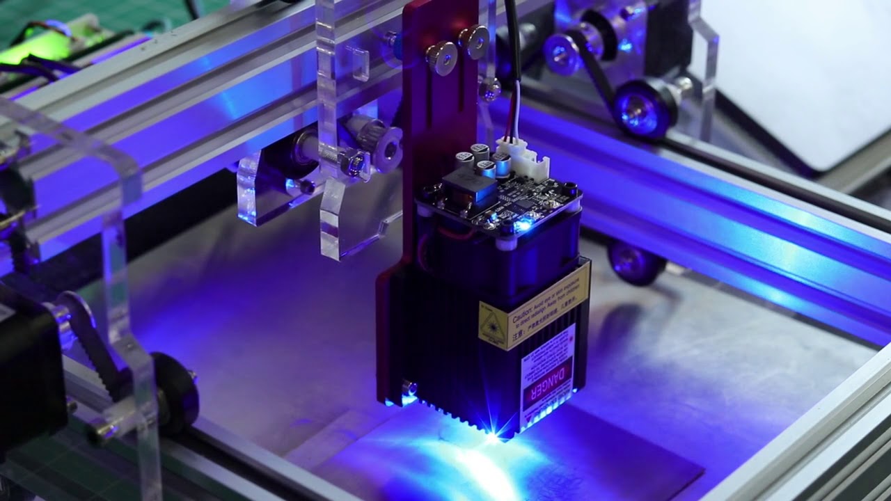 GKTOOLS -  5500mW Laser Module engraved stainless steel, real power
