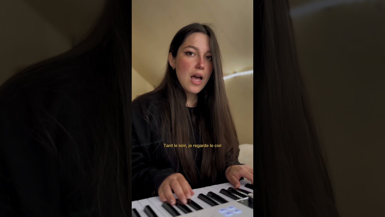 J’ai écris ça un soir … #harcelementscolaire #chansonfrancaise #chanteuse #originalsong #pianomusic