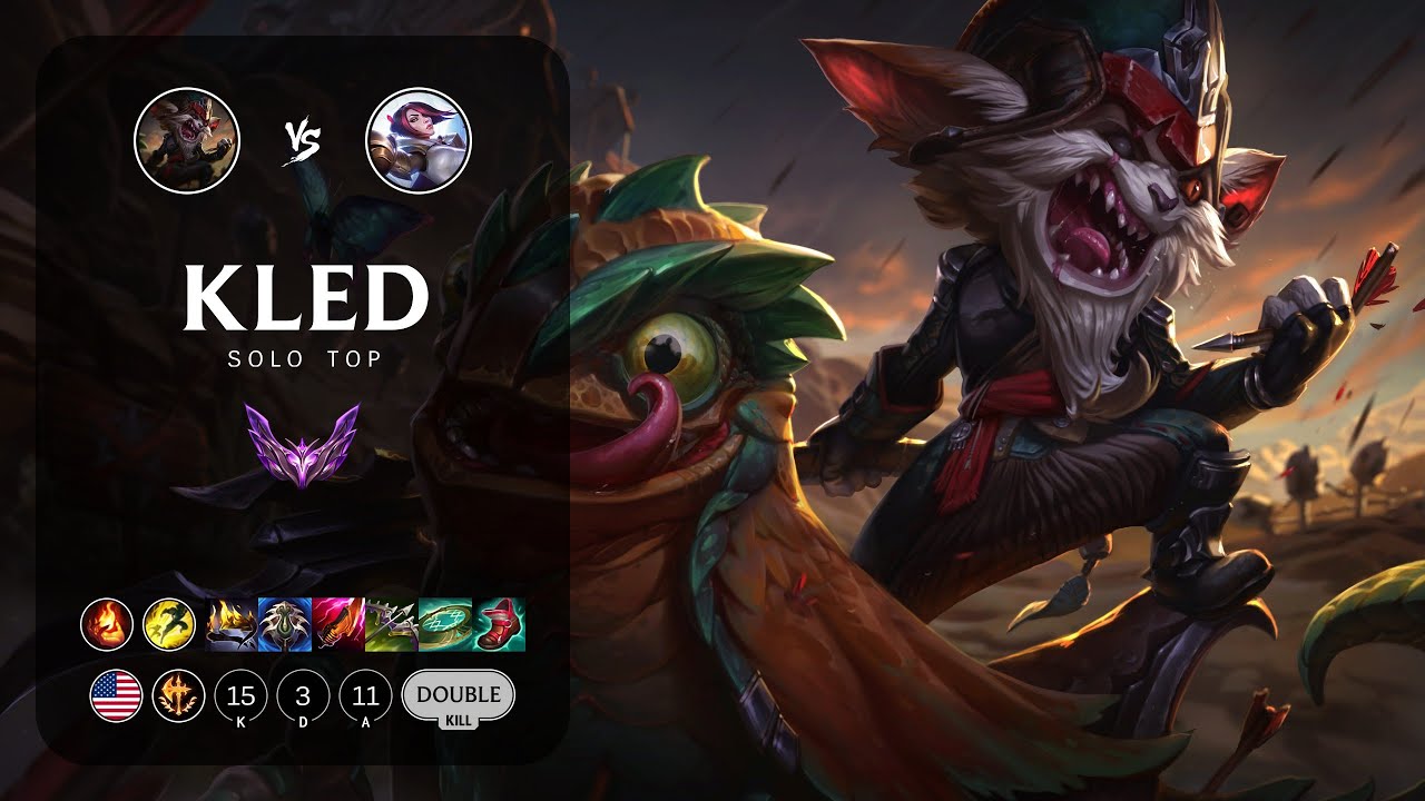 Kled Top vs Fiora - NA Master Patch 14.1