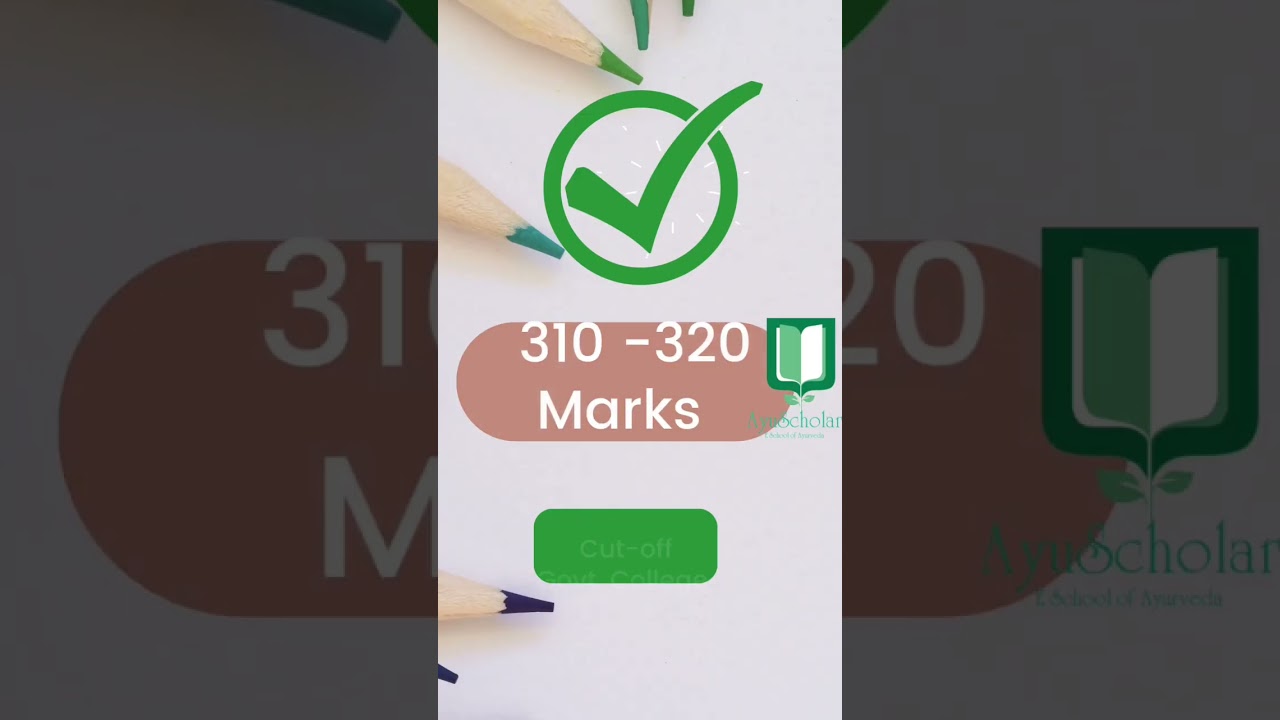 AIAPGET 2022 Cut-off for Govt. College & AIIA/ BHU/ IPGTRA/ NIA Selection - Marks