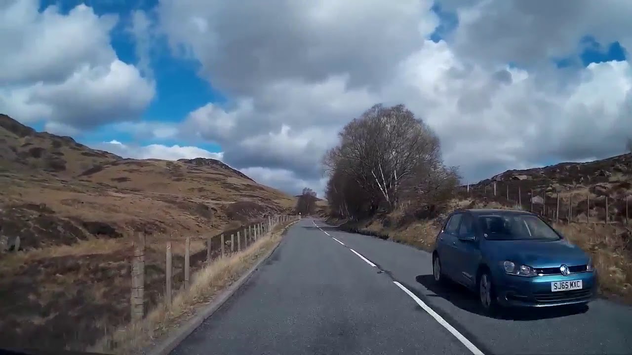 Spring Road Trip Drive A822 Road To Dunkeld Highland Perthshire Scotland