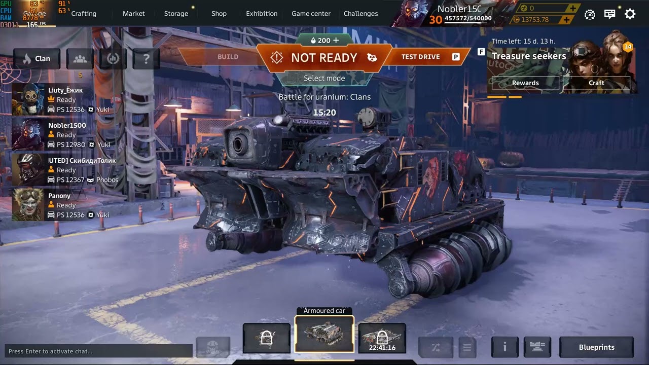 Crossout - This is why no one plays battle for uranium clans