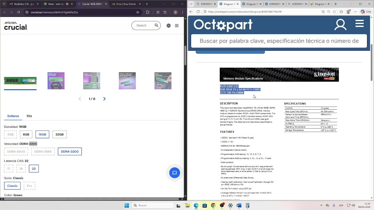 Análisi Superficial memòria RAM 8 Gener de 2026