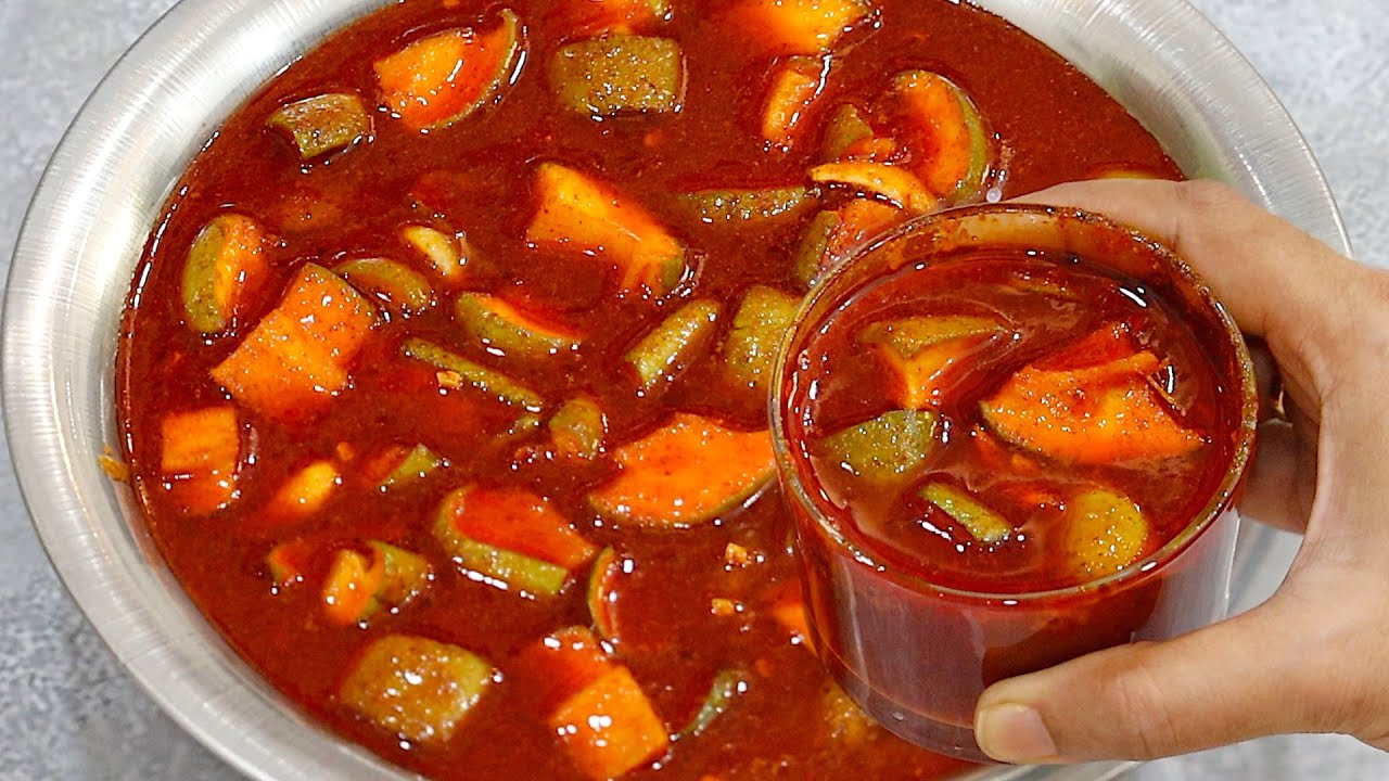 పక్కా కొలతలతో ఎండతో పనిలేని బెల్లం ఆవకాయ😋 Bellam Avakaya Recipe In Telugu👌 Sweet Mago Pickle Recipe